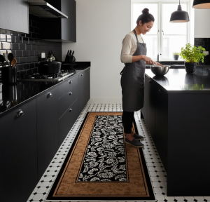 tapis de cuisine antidérapant–minimaliste