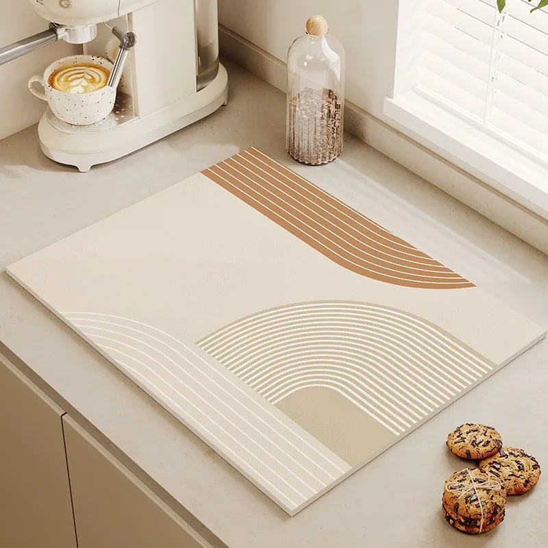 tapis rectangulaire en diatomite