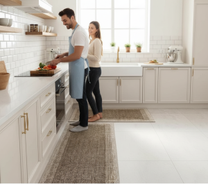 tapis de cuisine minimaliste